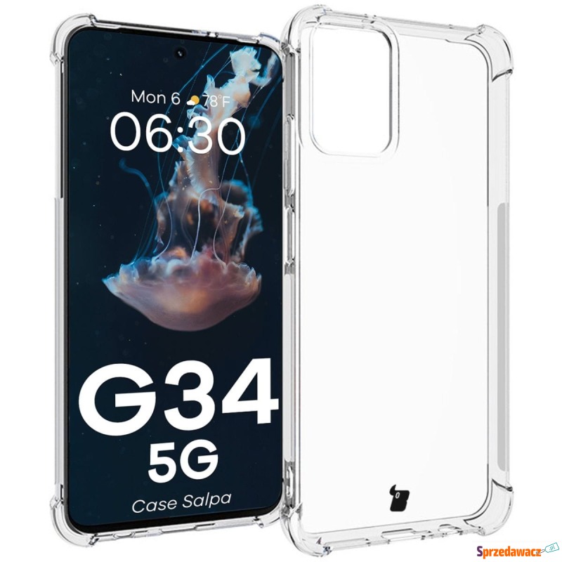 Elastyczne etui Bizon Case Salpa do Motorola Moto... - Etui na smartfony - Radom