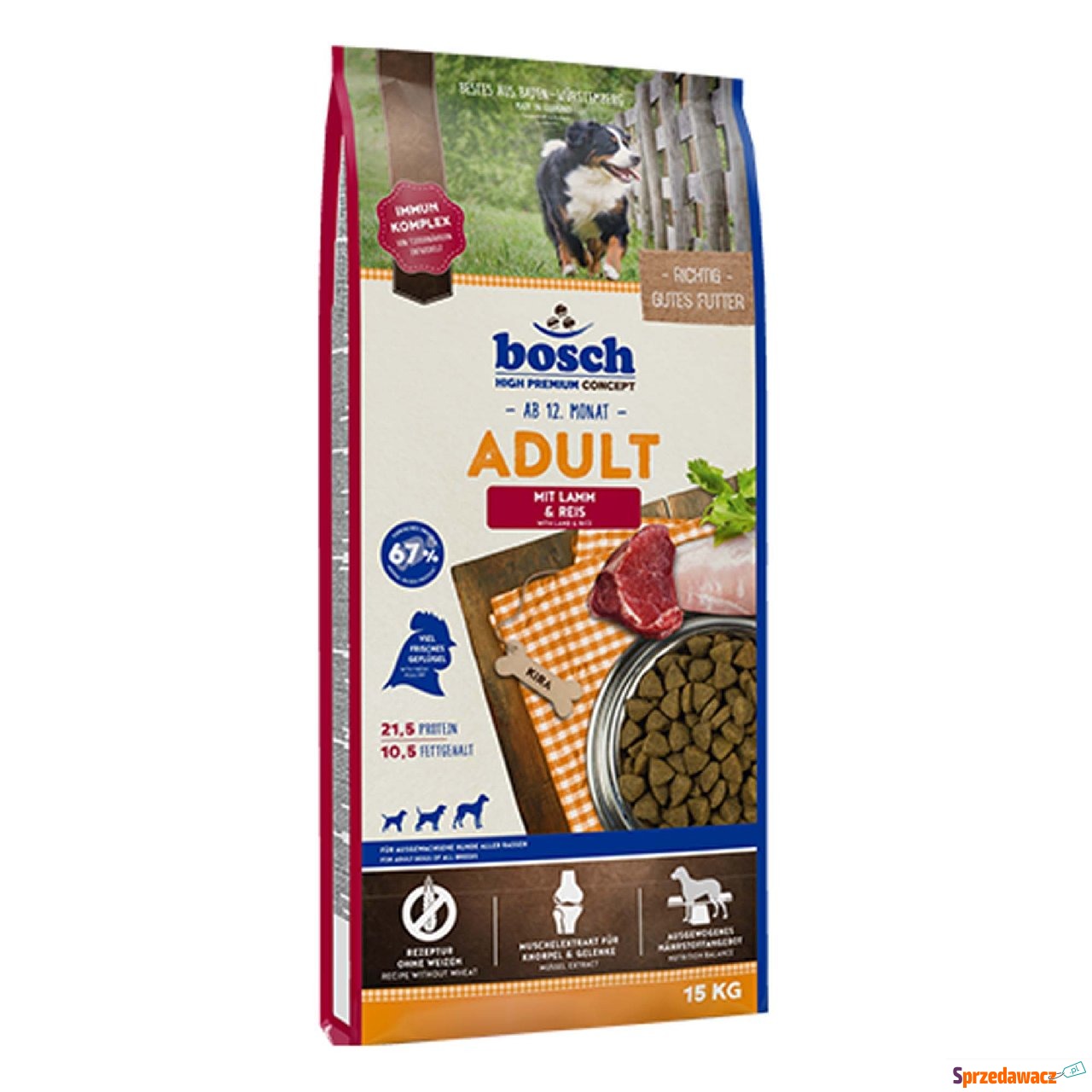 bosch Adult Lamb & Rice, jagni...