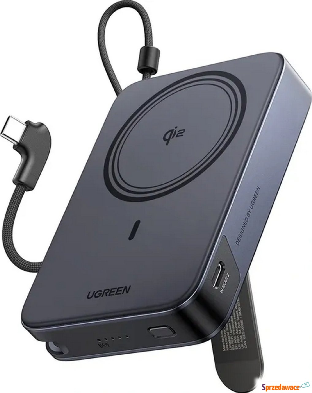 Ugreen PB568 10000 mAh 30W szary