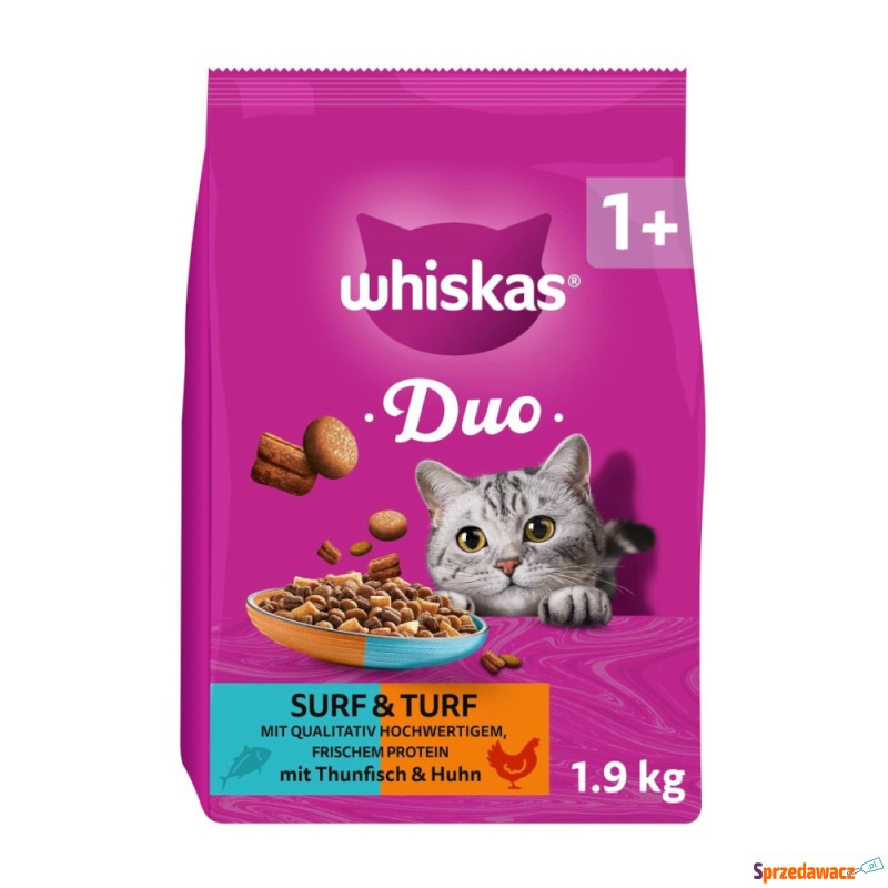 Whiskas 1+ Duo Surf & Turf, tu...