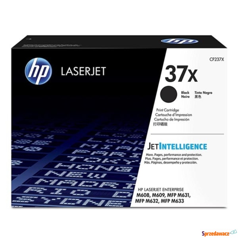 Oryginalny toner HP 37X XL czarny...