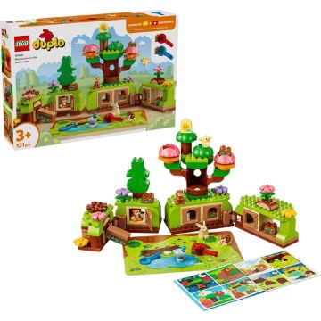 Klocki konstrukcyjne LEGO Duplo Town 10480 Las odkrywców z dzikimi zwierzętami