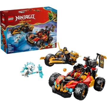 Klocki konstrukcyjne LEGO Ninjago 71864 Wielofunkcyjne pojazdy Kaia i Cole’a