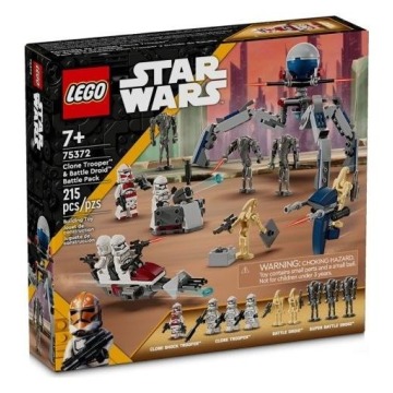 Klocki konstrukcyjne LEGO Star Wars 75372 Clones Vs Droid Battle Pack