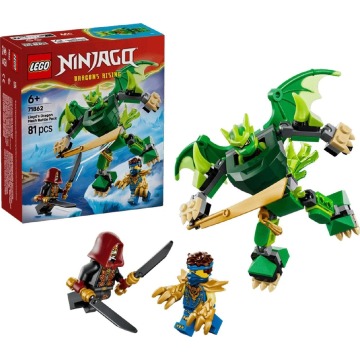Klocki konstrukcyjne LEGO Ninjago 71862 Smoczy mech Lloyda — zestaw bitewny