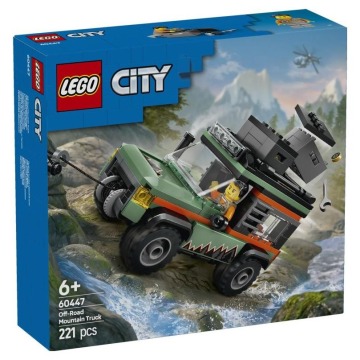 Klocki konstrukcyjne LEGO City 60447 Górska ciężarówka terenowa 4x4