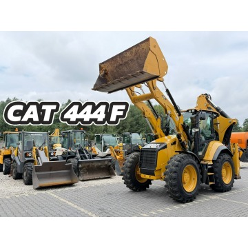 Caterpillar 444F Sterowanie na Joystickach Klima FULL OPCJA - Bez Najmniejszych Luzów Tylko 2790mth 