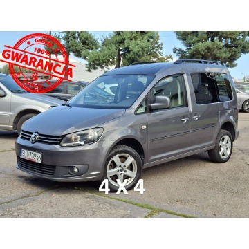 Volkswagen Caddy - 4x4, Automat DSG, Klimatronic 2-stref, Alcantara, Hak, Nawigacja