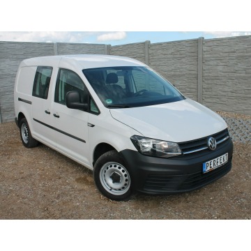Volkswagen Caddy - VW Caddy 2.0 TDI 102 KM MAXI Long 5 OSOBOWY Klima GRZANE Fotele SERWIS