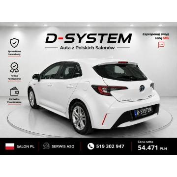 Toyota Corolla  Hatchback 2022,  1.8 hybryda, automat - Na sprzedaż za 54 471 zł - Białystok - zdjęcie 3