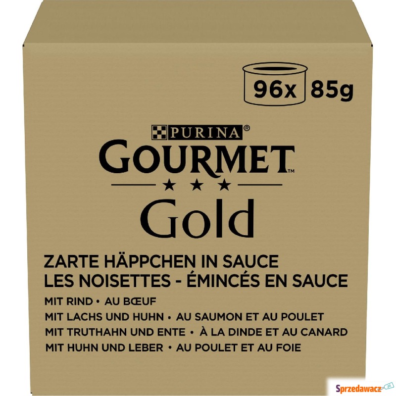 Megapakiet Gourmet Gold 96 x 85 g - Wykwintne... - Karmy dla kotów - Częstochowa