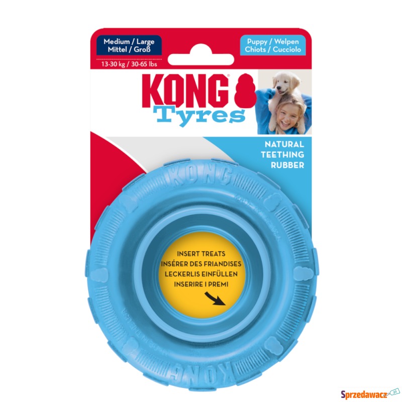 KONG Puppy Tyres, opona - Rozmiar M/L: Ø 11,4... - Zabawki dla psów - Radom