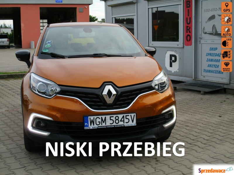 Renault Captur  SUV 2018,  0.9 benzyna - Na sprzedaż za 34 900 zł - Kozerki
