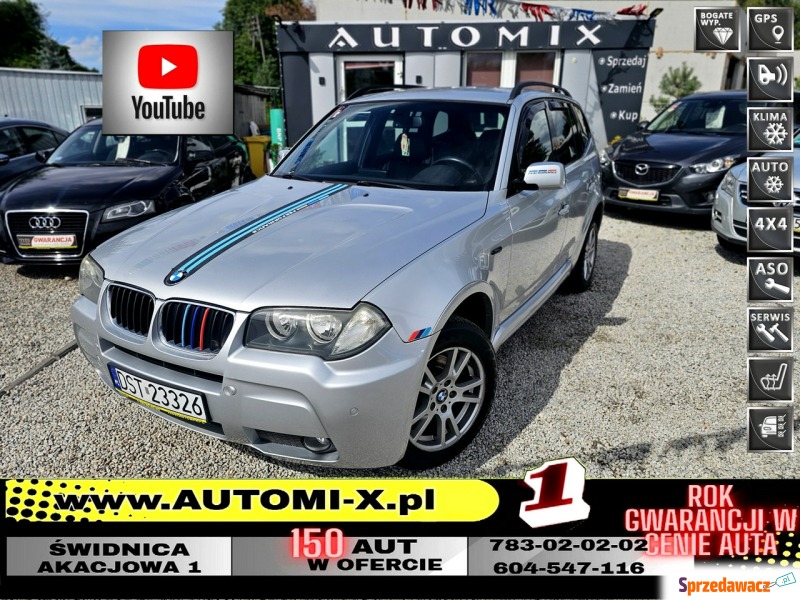 BMW X3  SUV 2008,  2.0 diesel - Na sprzedaż za 26 900 zł - Świdnica
