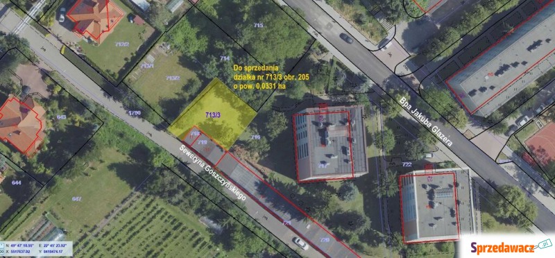 Działka budowlana na sprzedaż, 331m², Przemyś... - Działki na sprzedaż - Przemyśl