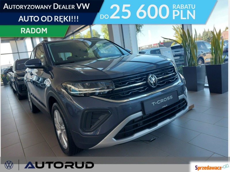 Volkswagen T-Cross  SUV 2026,  1.0 benzyna - Na sprzedaż za 88 800 zł - Radom