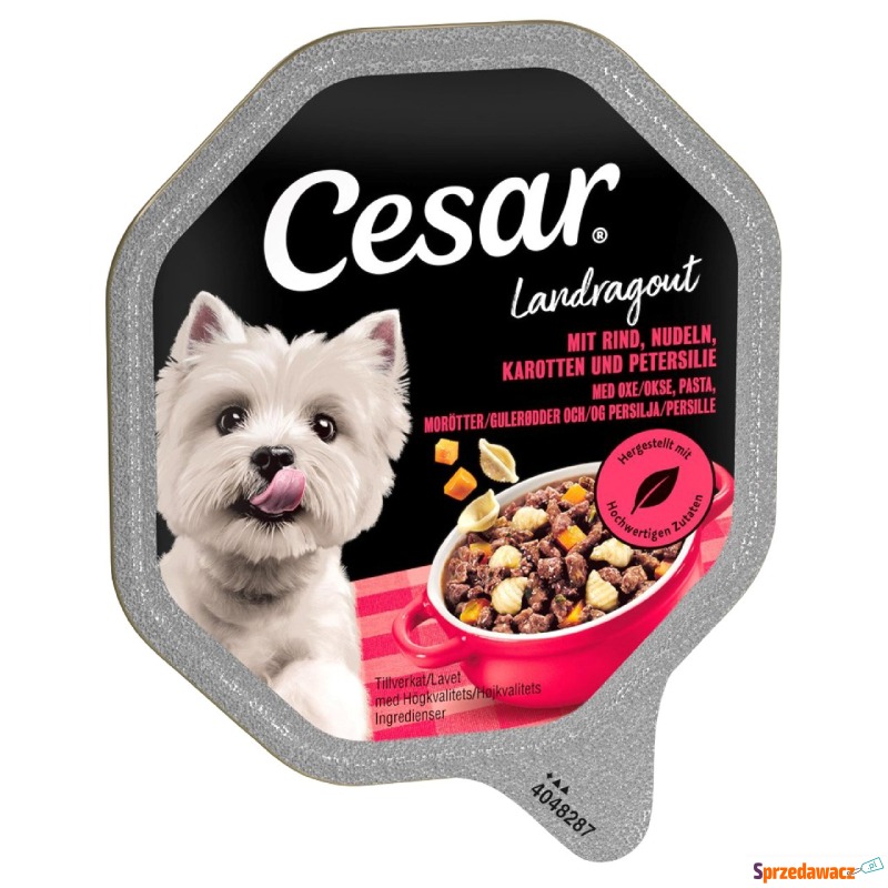 Megapakiet Cesar w tackach, 28 x 150 g - Land... - Karmy dla psów - Stargard