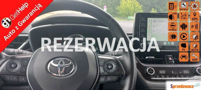 Toyota Corolla  Sedan/Limuzyna 2019,  1.8 hybryda, automat - Na sprzedaż za 55 900 zł - Gdańsk
