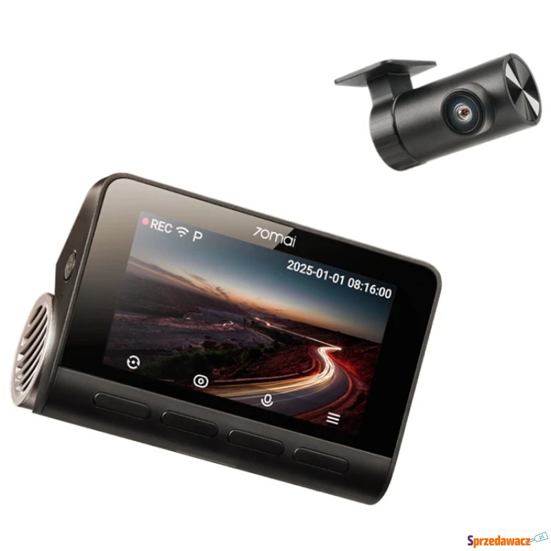 Wideorejestrator 70mai Dash Cam 4K A810S + kamera... - Rejestratory jazdy - Kalisz