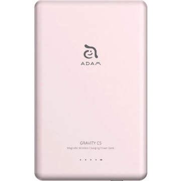 Adam Elements Gravity C5 Magnetic Wireless 5000 mAh różowy