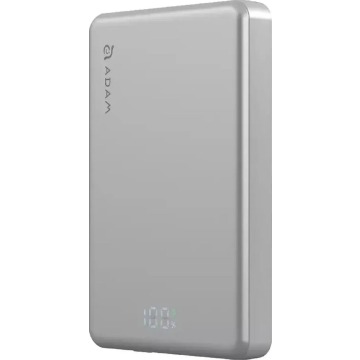 Adam Elements Vionta L10 Ultra Slim Magnetic Wireless Charging 10000 mAh srebrny