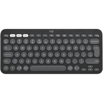 Klawiatura Klawiatura Logitech K380s bezprzewodowa 75% szara