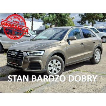 Audi Q3 - Klimatronic 2-stref, Podgrz. fotele, Hak, Bi-Xenon, PDC, 2 kpl. kół