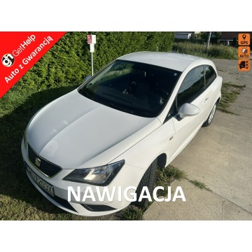 Seat Ibiza - Benzyna, klimatronik, nawigacja, isofix, opłaty do 2027, podg. fotele