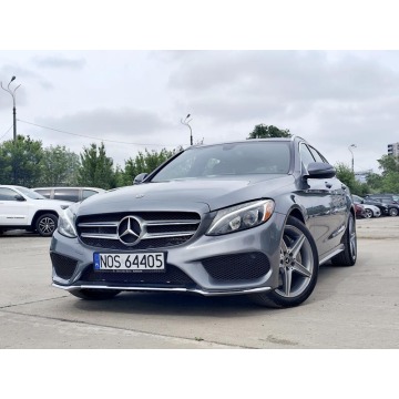 Mercedes C CLASS 2018 prod. C300 245 km*  4MATIC* AMG LINE* Skóra* Automat*