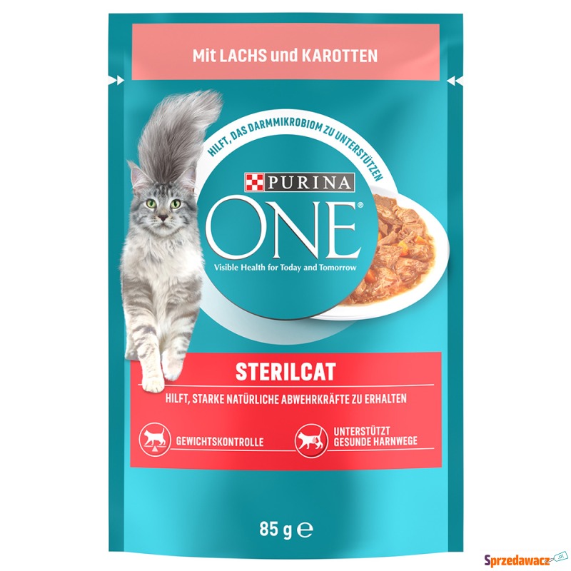 PURINA ONE SterilCat - Łosoś z marchewką, 26 x... - Karmy dla kotów - Żory