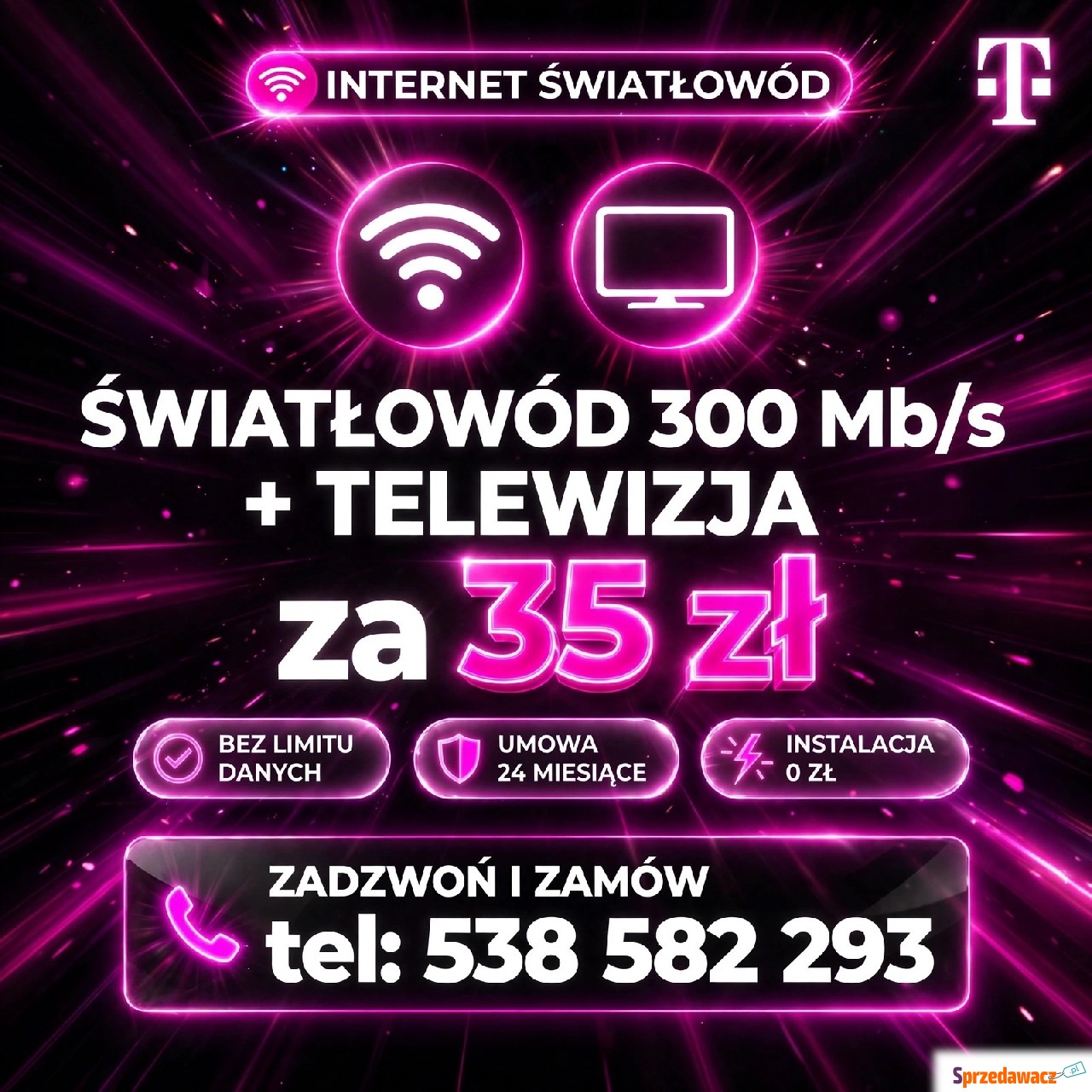 Internet światlowodowy