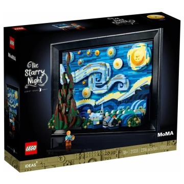 Klocki konstrukcyjne LEGO Ideas 21333 Vincent van Gogh „Gwiaździsta noc”