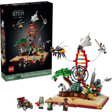 Klocki konstrukcyjne LEGO Ideas 21355 Ewolucja przedmiotów ścisłych