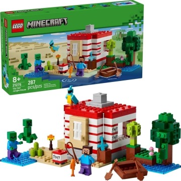 Klocki konstrukcyjne LEGO Minecraft 21275 Dom Tnt W Dżungli