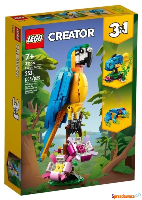 Klocki konstrukcyjne LEGO Creator 3w1 31136 E... - Klocki - Gliwice
