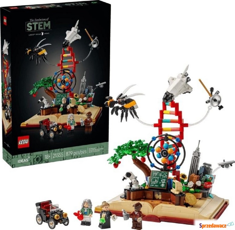 Klocki konstrukcyjne LEGO Ideas 21355 Ewolucja... - Klocki - Płock