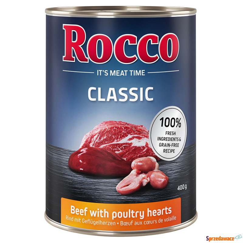 Pakiet mieszany Rocco Classic, 12 x 400 g - W... - Karmy dla psów - Warszawa