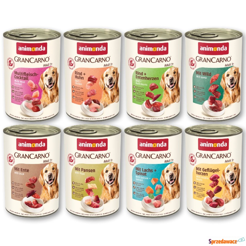 animonda GranCarno Adult, 48 x 400 g - Pakiet... - Karmy dla psów - Kalisz