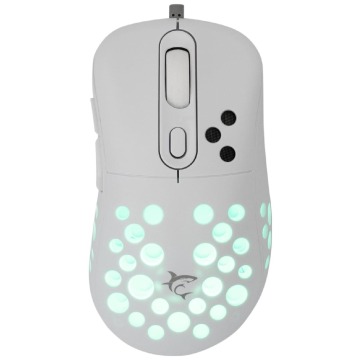 Myszka gamingowa White Shark Azrael biała RGB 12800 dpi