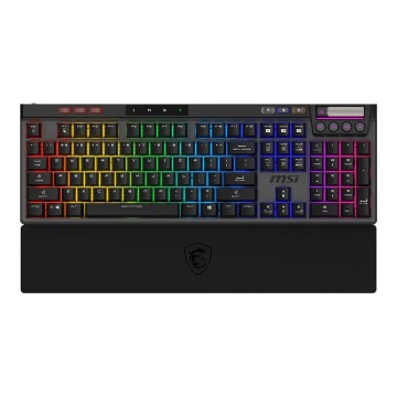 Klawiatura Klawiatura gamingowa MSI Strike Pro Wireless Kailh Midnight Pro Silent Tactile bezprzewod