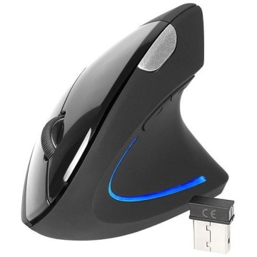 Myszka pionowa Tracer Flipper bezprzewodowa czarna