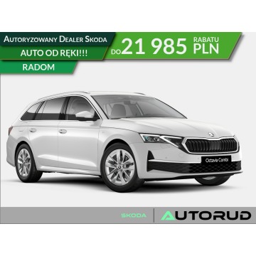 Škoda Octavia - Combi Drive 1.5TSI m-HEV 150KM automat DSG Winter Plus koło zapasowe