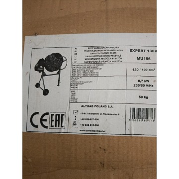 Betoniarka EXPERT 130 k