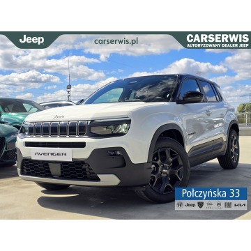 Jeep Avenger - Black Edition BEV 156KM FWD |Biały Snow| Info&Conv| Zimowy|MY26