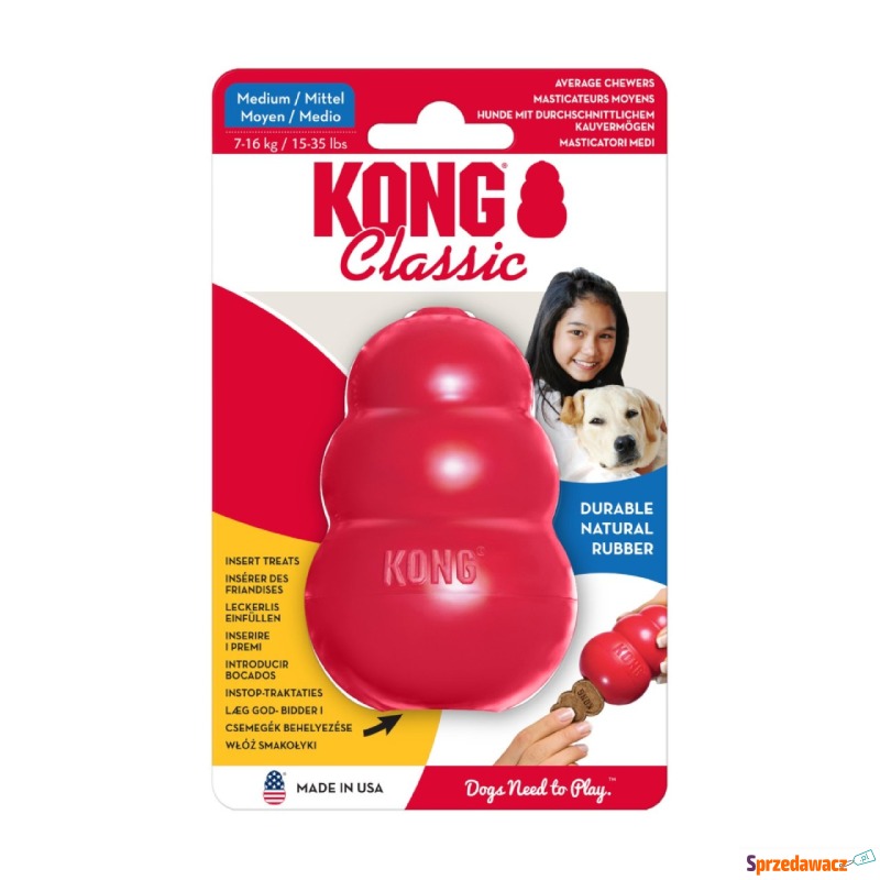 KONG Classic - M, 8,5 cm - Zabawki dla psów - Olsztyn