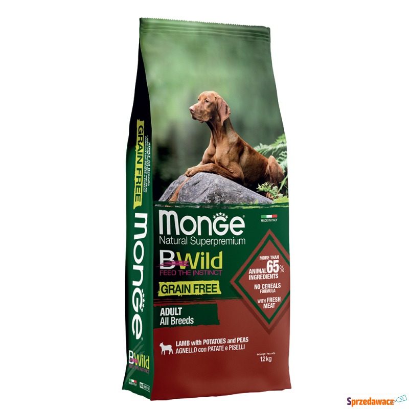 Monge Bwild Grain Free All Breed jagnięcina z... - Karmy dla psów - Warszawa