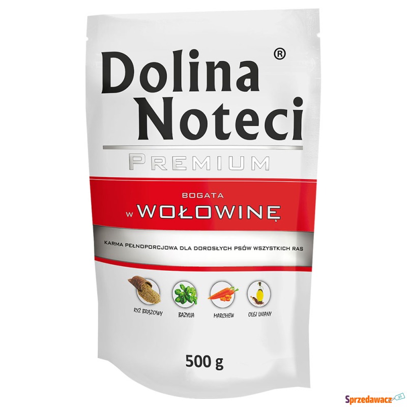 Pakiet mieszany Dolina Noteci Premium w sasze... - Karmy dla psów - Wałbrzych