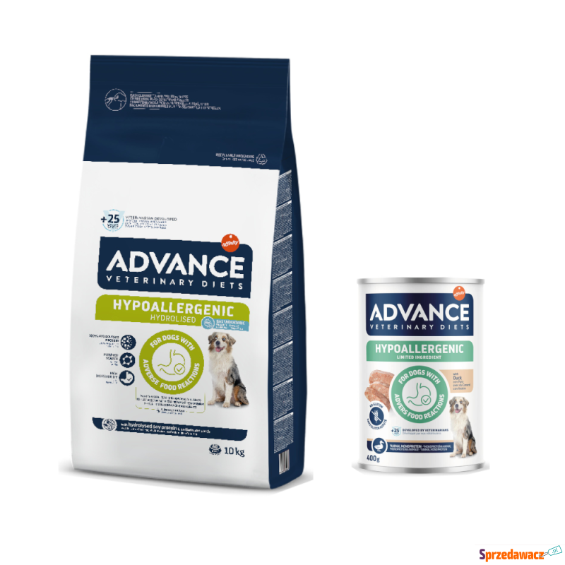 Advance Veterinary Diets Hypoallergenic: 10 kg... - Karmy dla psów - Szczecinek