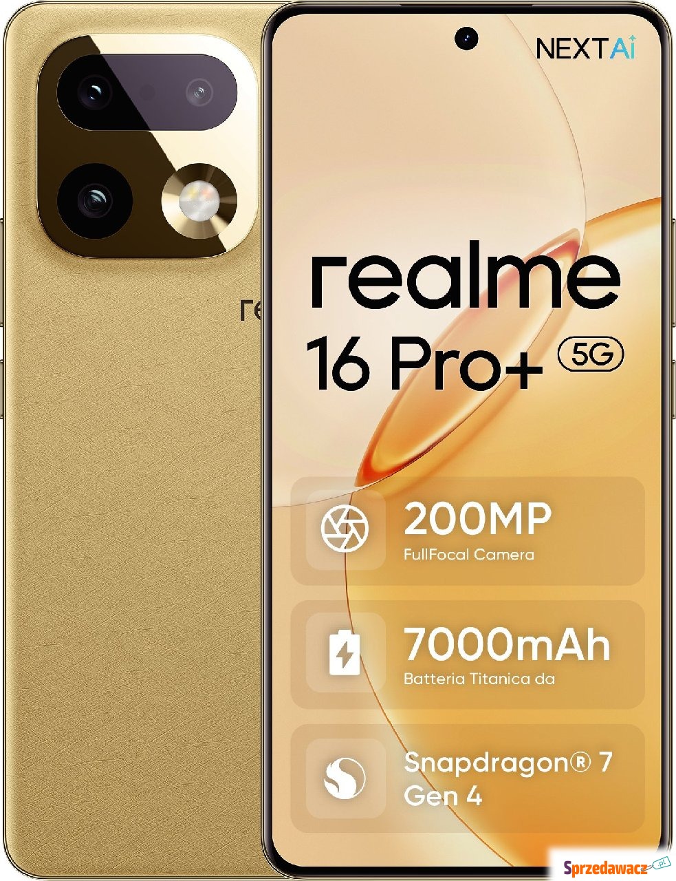 Smartfon Realme 16 Pro+ 5G 12/512GB...