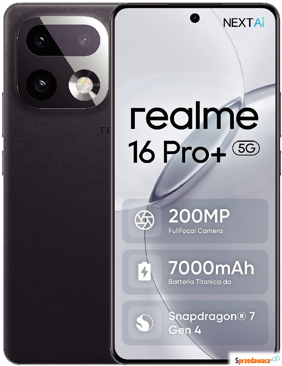 Smartfon Realme 16 Pro+ 5G 12/512GB...